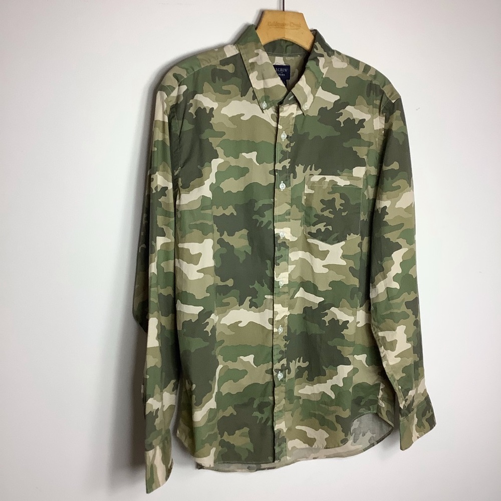 J.Crew factory Flex Camouflage long sleeves Shirt